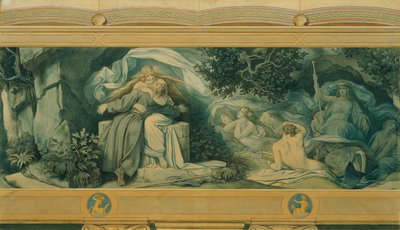 De mooie Melusine: X. Het terugvinden door Moritz Ludwig von Schwind