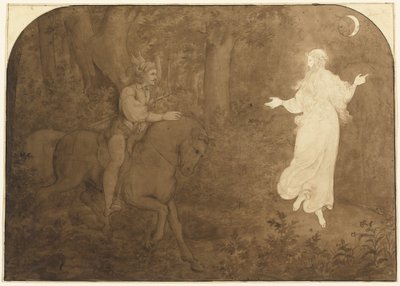 De verschijning in het bos door Moritz Ludwig von Schwind