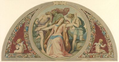 Drie Jongens Redden de Wanhopige Pamina van Zelfmoord, 1864 door Moritz Ludwig von Schwind