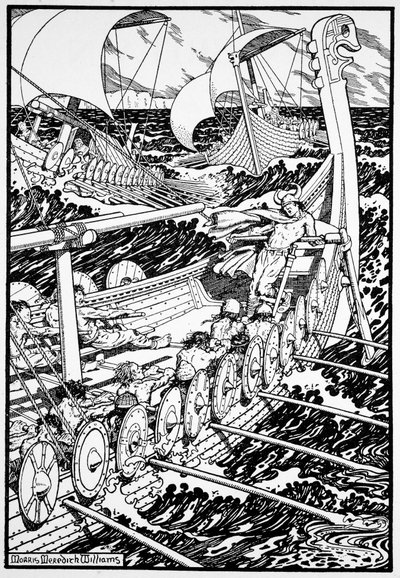 De komst van de Noormannen door Morris Meredith Williams