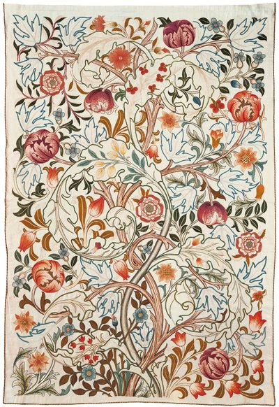 Acanthus portière door Morris and Company
