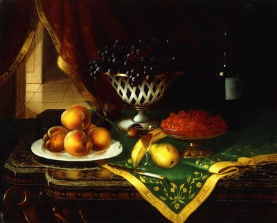 De desserttafel, 1873 door Morston Constantine Ream