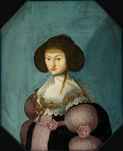 Prinses Magdalene Sibylle van Saksen 1617-1668, Hertogin van..., Tussen 1635 en 1660 door Morten Steenwinkel