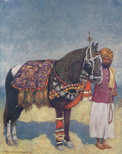 Een paard uit Jodhpur door Mortimer L Menpes