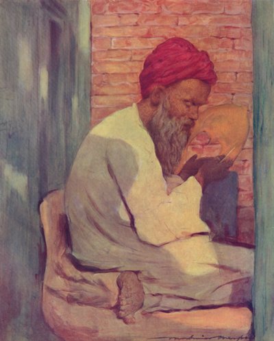 Een pantoffelmaker, 1903 door Mortimer L Menpes