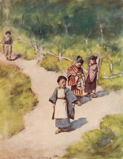 Een zonnige wandeling, ca. 1887, 1901 door Mortimer L Menpes