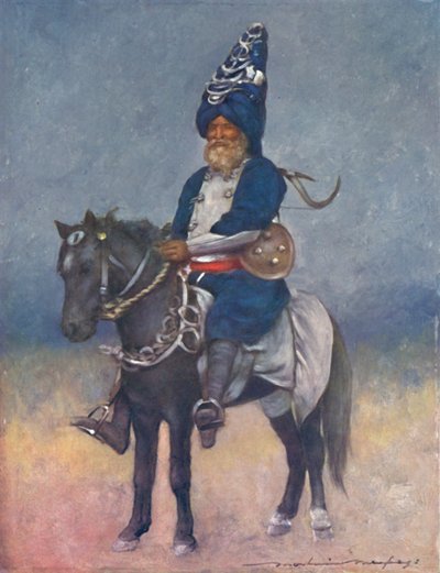 Een fanatieke Akalis toegewijde, 1903 door Mortimer L Menpes