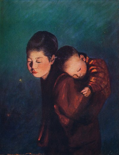 Een Last Dragen, ca. 1887, 1901 door Mortimer L Menpes