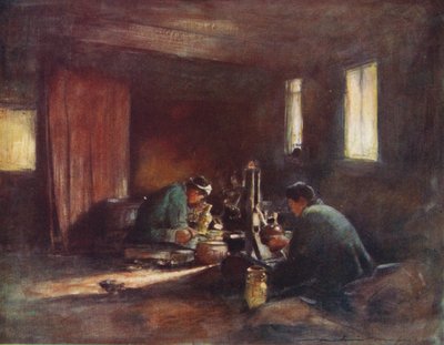 Bronzenwerkers, ca. 1887, 1901 door Mortimer L Menpes