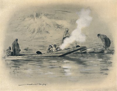 Familie van Nomadische Stam, 1903 door Mortimer L Menpes