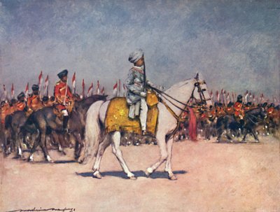 Zijne Hoogheid de Maharaja van Patiala door Mortimer L Menpes