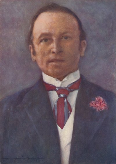 Lord Curzon in zijn Studie in Delhi, 1903 door Mortimer L Menpes