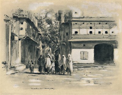 Moslimvrouw, 1903 door Mortimer L Menpes