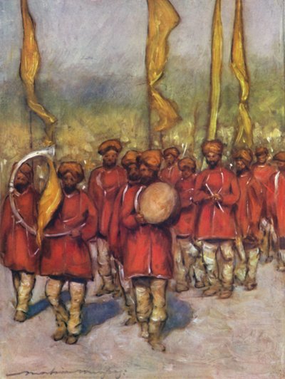Inheemse Dichters uit de Staat Cutch, 1903 door Mortimer L Menpes