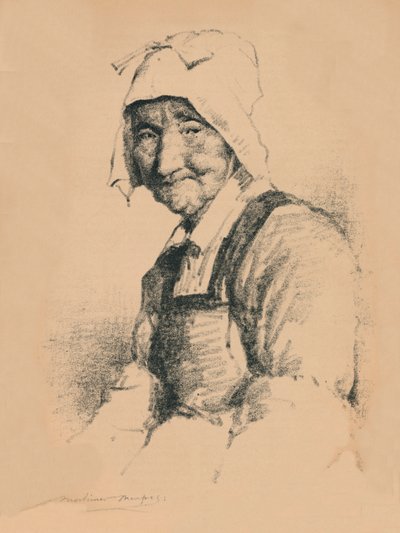 Portret van een oude vrouw, ca. 1890, 1894 door Mortimer L Menpes