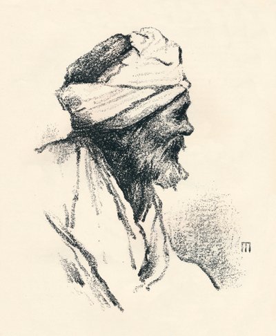 Studie van een Hoofd door Mortimer L Menpes
