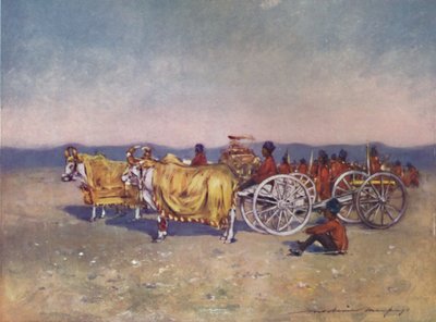 De Gouden en Zilveren Kanonnen van Baroda, 1903 door Mortimer L Menpes