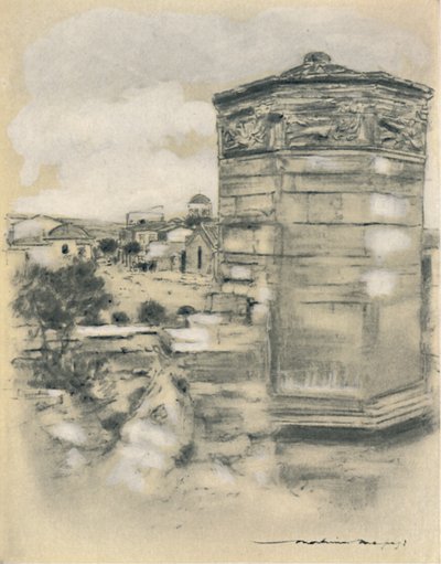 Toren van de Winden, Athene door Mortimer L Menpes