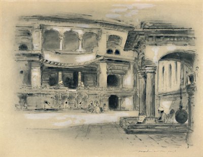 Stad Amritsar, 1903 door Mortimer L Menpes