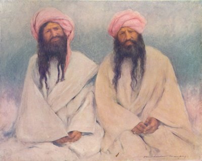 Twee Baluch Hoofden door Mortimer L Menpes
