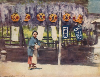 Wisteria, ca. 1887, 1901 door Mortimer L Menpes