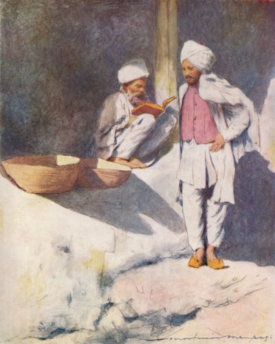 Een Geleerde Man uit Peshawur, 1905 door Mortimer Ludington Menpes