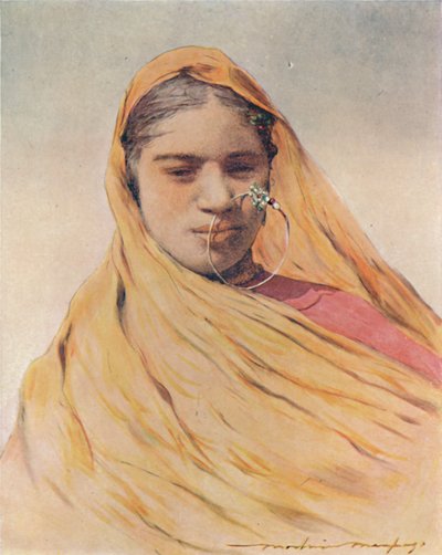 Een inheemse bruid, 1905 door Mortimer Ludington Menpes