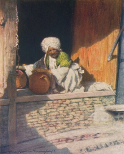 Een pottenbakker, 1905 door Mortimer Ludington Menpes