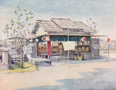 Een theehuis door Mortimer Ludington Menpes