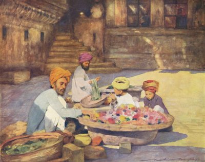 Bij de deur van de tempel, 1905 door Mortimer Ludington Menpes
