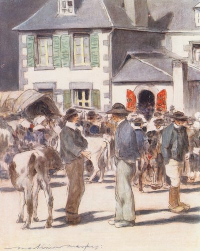 Op de Kermis door Mortimer Ludington Menpes