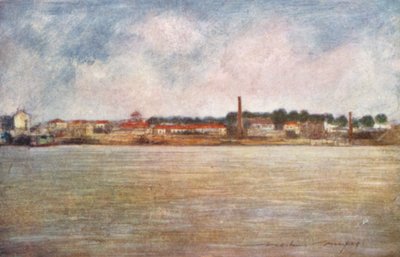 Fabrieken aan de Seine door Mortimer Ludington Menpes