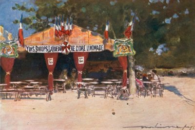 Feest--Hotel Des Invalides door Mortimer Ludington Menpes