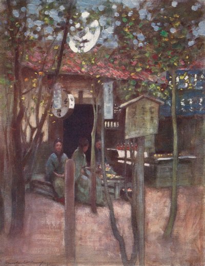 Bloem van de Thee, ca. 1887, 1901 door Mortimer Ludington Menpes