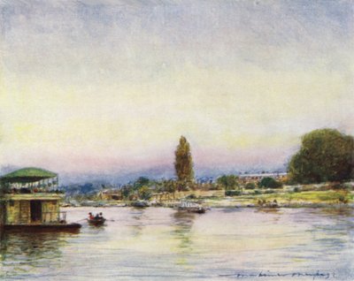 Hampton Court, vanaf de Rivier door Mortimer Ludington Menpes