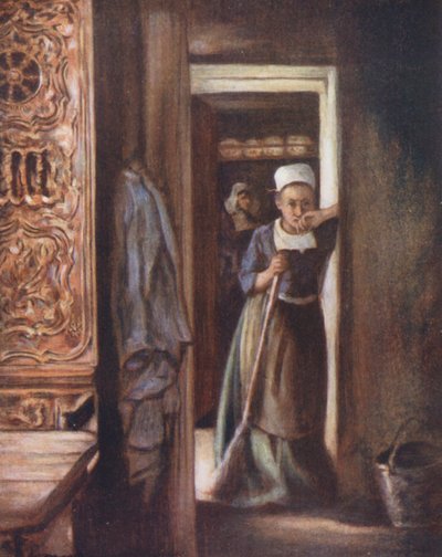 Huishoudelijke taken door Mortimer Ludington Menpes