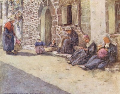 Middag door Mortimer Ludington Menpes