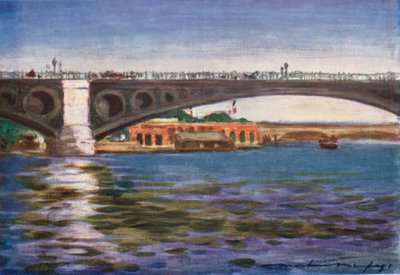 Pont Concorde door Mortimer Ludington Menpes