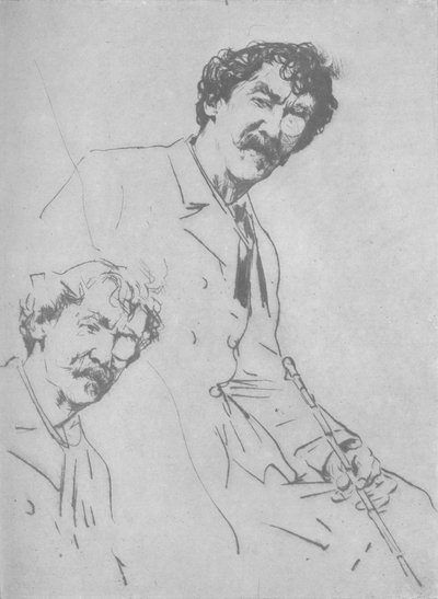 Portretstudies, ca. 1880, 1904 door Mortimer Ludington Menpes