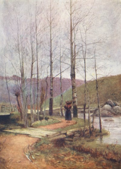 De Brug, Pont-Aven door Mortimer Ludington Menpes