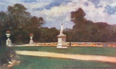 De Grasvelden in de Tuilerieën door Mortimer Ludington Menpes