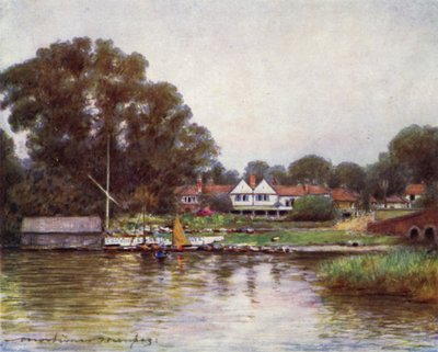 De Rozentuin in Sonning door Mortimer Ludington Menpes