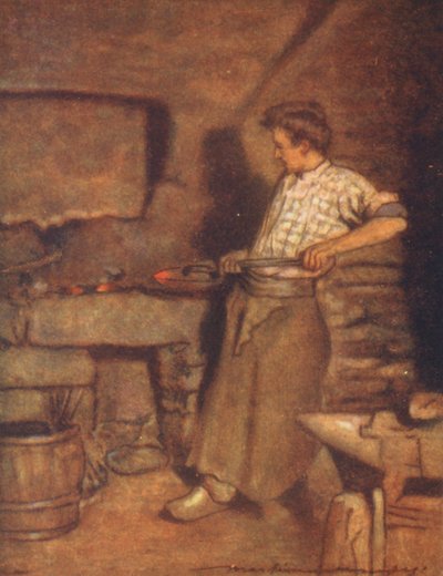 De Dorpssmederij, Pont-Aven door Mortimer Ludington Menpes