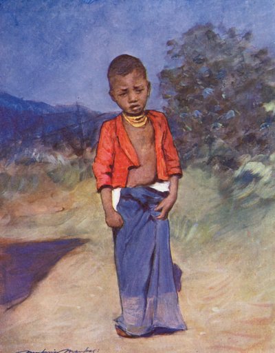 Wereldkinderen: Birmaans, De Rode Jas door Mortimer Ludington Menpes