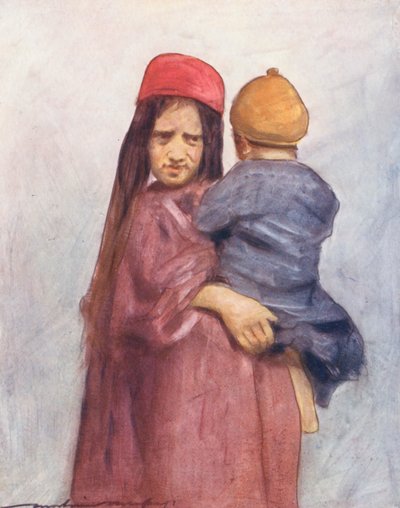 Wereldkinderen: Kasjmir, Een Armvol door Mortimer Ludington Menpes