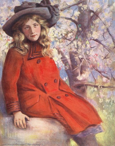 Wereldkinderen: Engels, Meibloesems door Mortimer Ludington Menpes