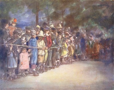 Wereldkinderen: Frans, op de kermis door Mortimer Ludington Menpes
