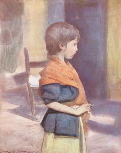 Wereldkinderen: Spaans, in een binnenplaats, Sevilla door Mortimer Ludington Menpes