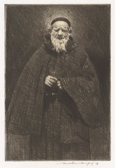 Een Joodse koopman door Mortimer Menpes