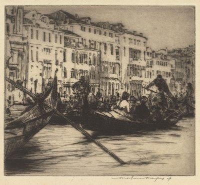 Feestdag, Venetië door Mortimer Menpes
